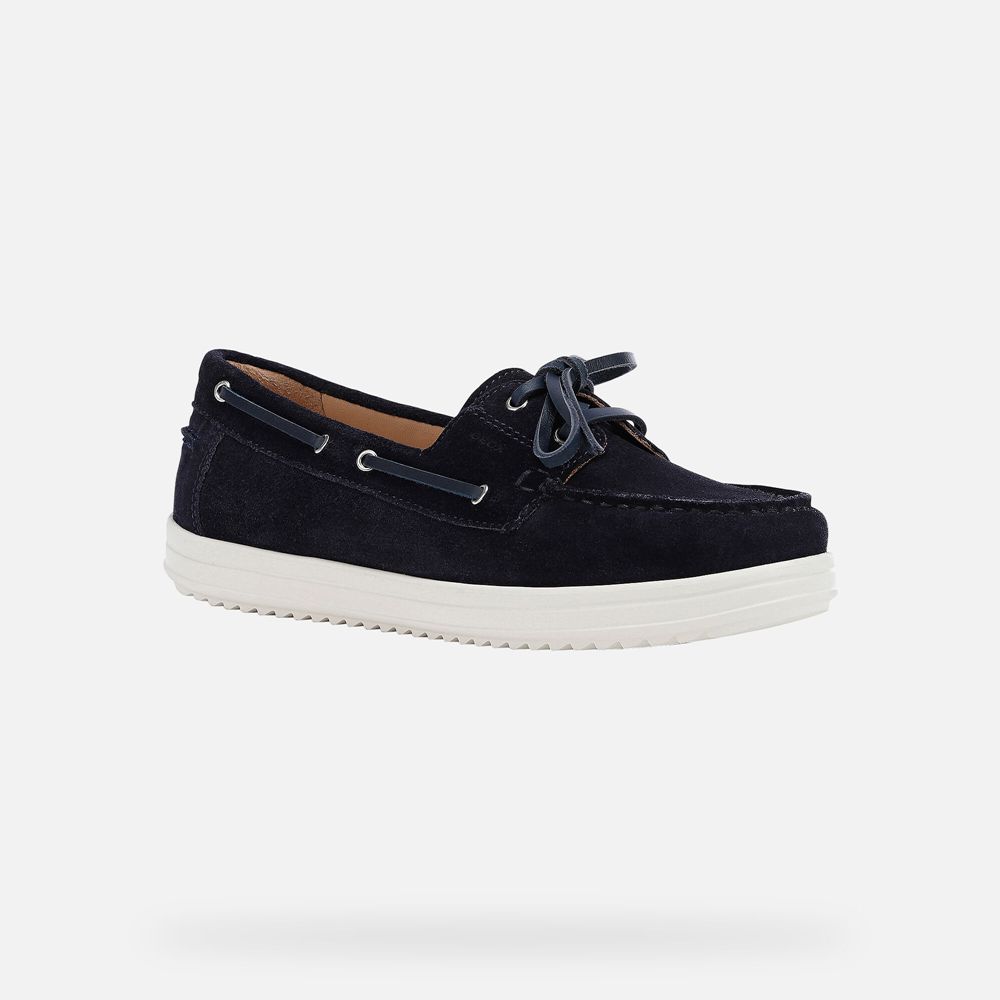 Geox Loafers Navy Genova - Geox Womens Shoes - EHGKFJ967